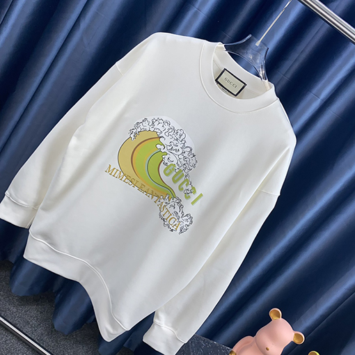 グッチ プリント ラウンドネック スウェット