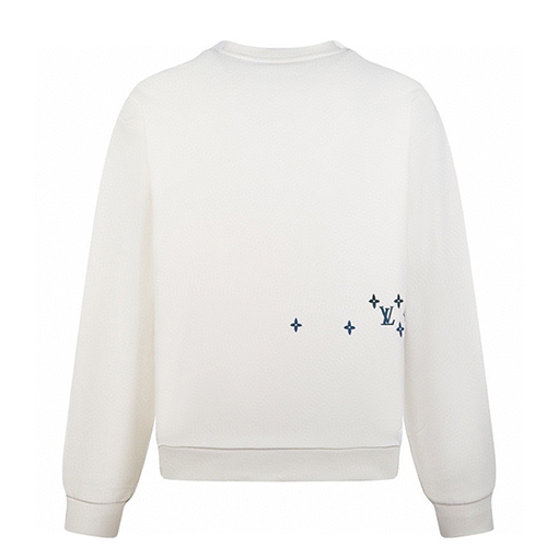ルイヴィトン 24 ssグラデーション刺繍 スウェット長袖 Tシャツ