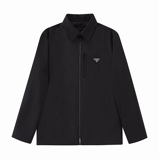 プラダ 三角マークポリエステル防風ジッパージャケットジャケット