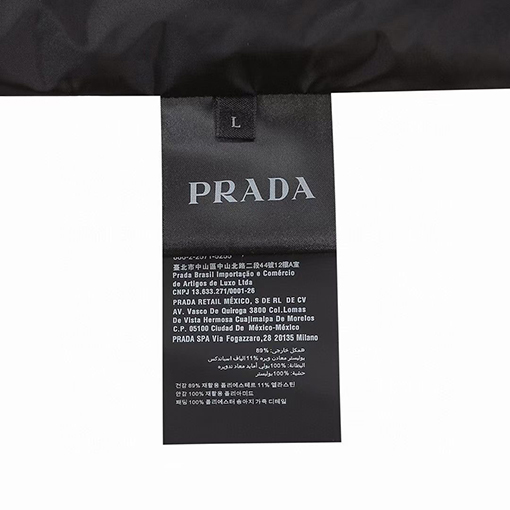 プラダ 三角マークポリエステル防風ジッパージャケットジャケット