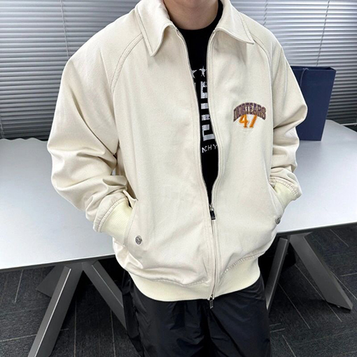 ディオール コットンカレッジ風ジッパージャケットジャケット