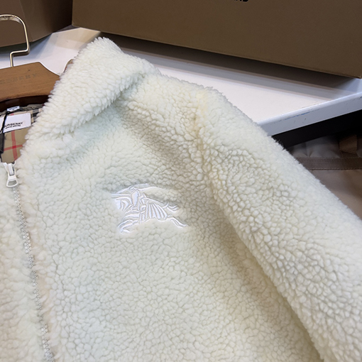 バーバリー レディース ラムウール フードつきコート