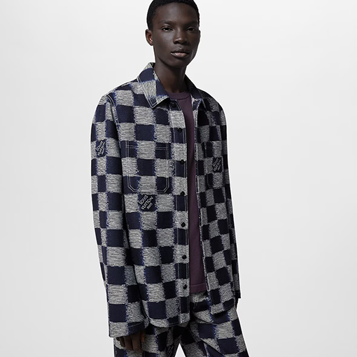 ルイヴィトン 24SS DAMIER ジャケット風シャツアウター