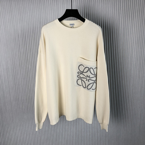 ロエベ ジャカードポケットニットセーター