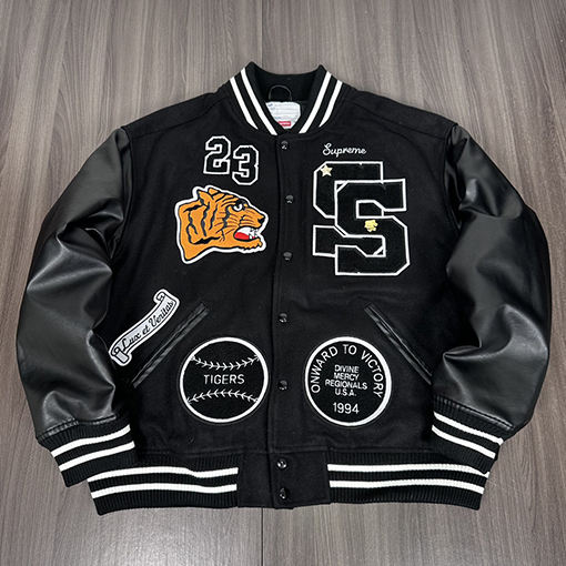 シュプリーム TIGER VARSITY JACKETウールジャケット