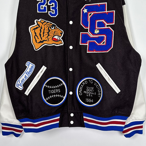 シュプリーム TIGER VARSITY JACKETウールジャケット