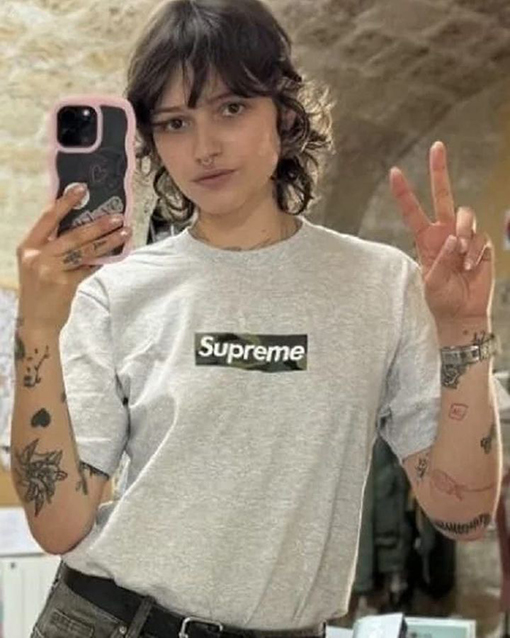シュプリーム FW 23 BOX LOGO TEE迷彩BOGOプリント半袖Tシャツ