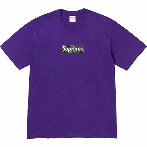 シュプリーム   FW 23 BOX LOGO TEE迷彩BOGOプリント半袖Tシャツ