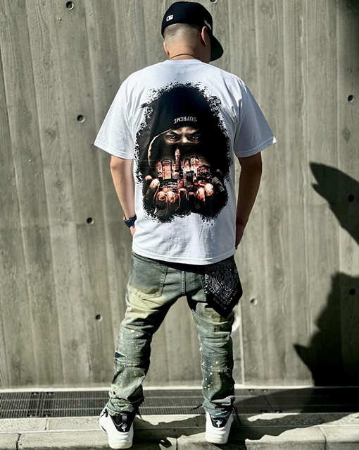 シュプリームコピー FW23 WEEK7 柄プリント半袖Tシャツ