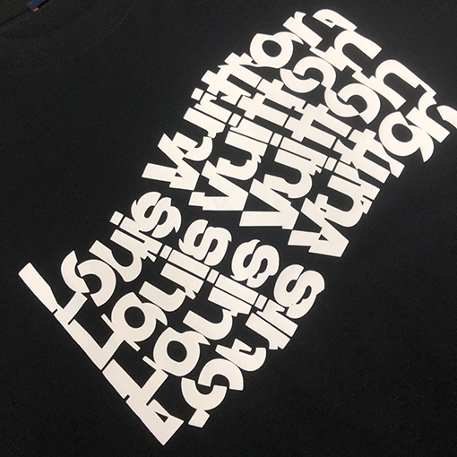ルイヴィトン コットンカップルラウンドネック半袖Tシャツ