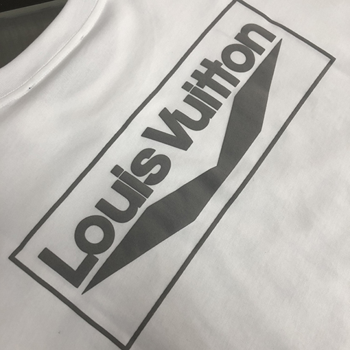 ルイヴィトン コットンカップルラウンドネック半袖Tシャツ