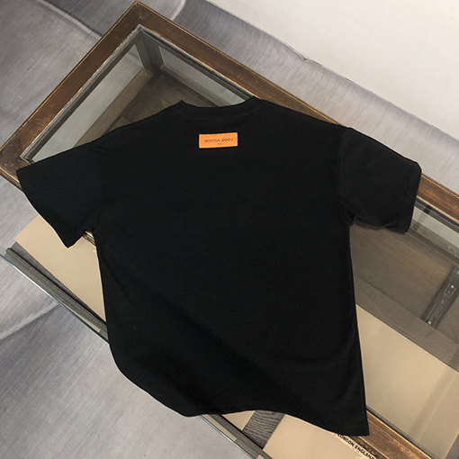 ルイヴィトン コットン ソフトクルーネック半袖Tシャツ