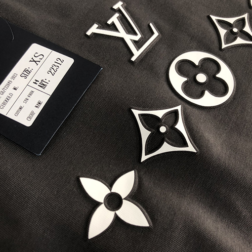 ルイヴィトン コットン ソフトクルーネック半袖Tシャツ