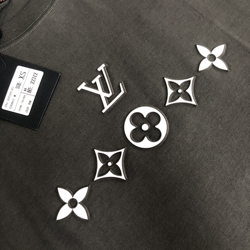 ルイヴィトン コットン ソフトクルーネック半袖Tシャツ