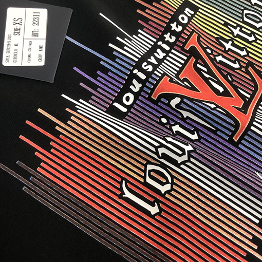 ルイヴィトン コットンクルーネック半袖Tシャツ