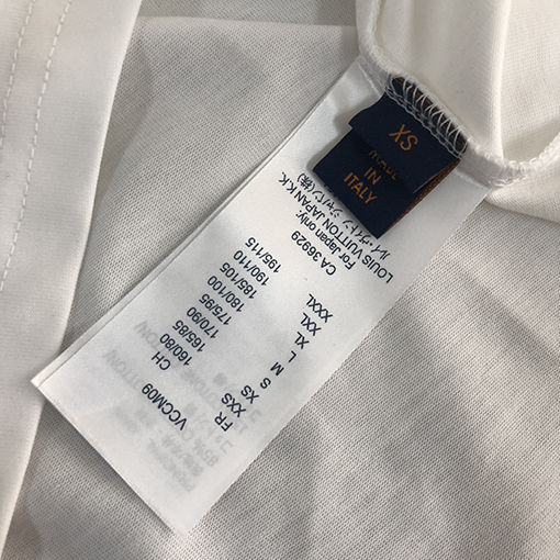 ルイヴィトン コットンクルーネック半袖Tシャツ