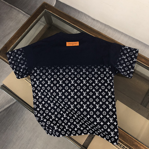 ルイヴィトン 24 ss新しいグラデーションプリント半袖Tシャツ
