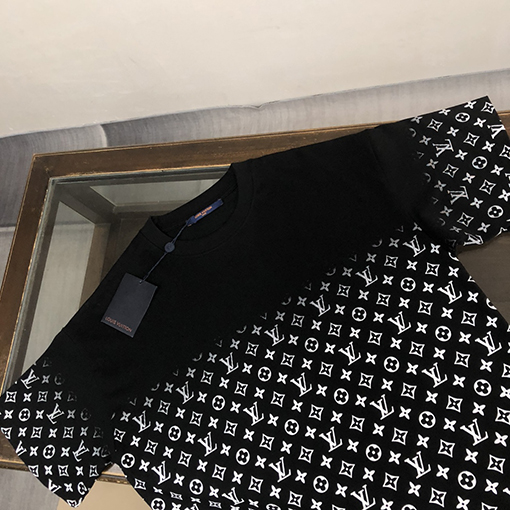 ルイヴィトン 24 ss新しいグラデーションプリント半袖Tシャツ