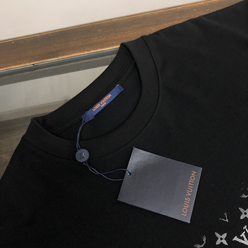 ルイヴィトン 24 ss新しいグラデーションプリント半袖Tシャツ