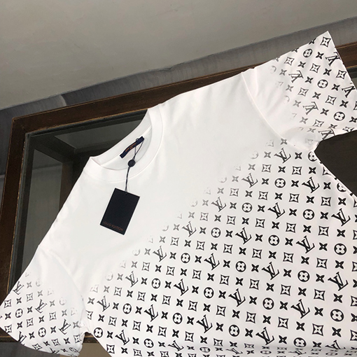 ルイヴィトン 24 ss新しいグラデーションプリント半袖Tシャツ