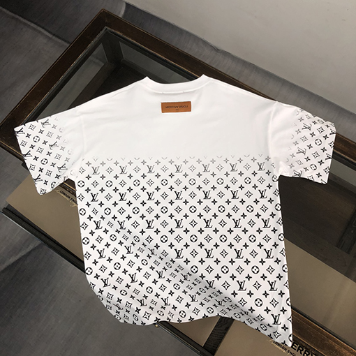 ルイヴィトン 24 ss新しいグラデーションプリント半袖Tシャツ