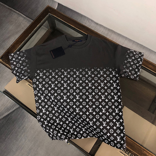 ルイヴィトン 24 ss新しいグラデーションプリント半袖Tシャツ