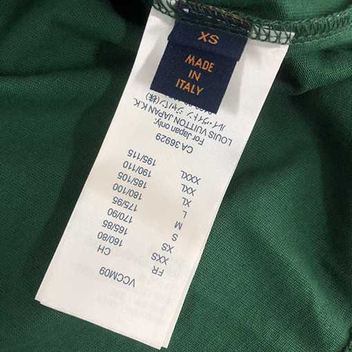 ルイヴィトン コットン ラウンドネック半袖Tシャツ