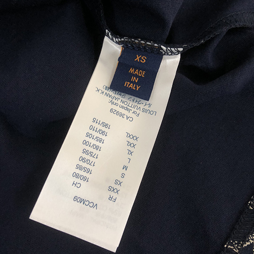 ルイヴィトン コットン ラウンドネック半袖Tシャツ
