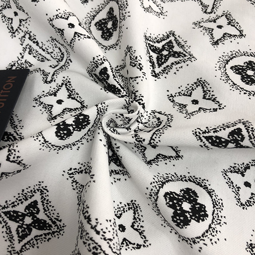 ルイヴィトン コットン ラウンドネック半袖Tシャツ