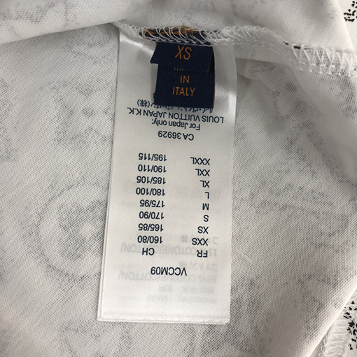 ルイヴィトン コットン ラウンドネック半袖Tシャツ