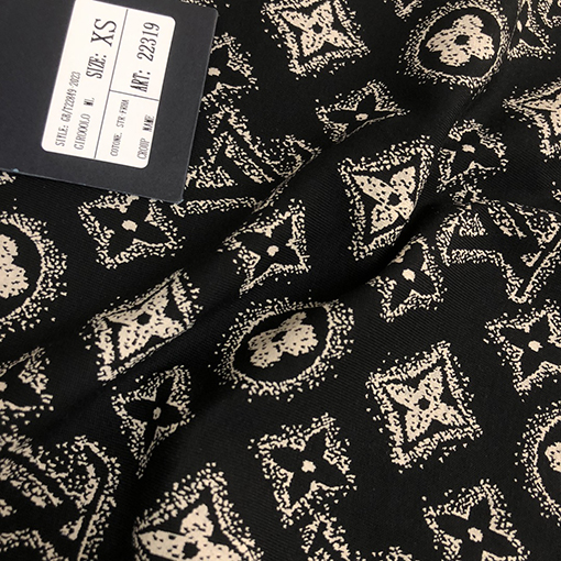 ルイヴィトン コットン ラウンドネック半袖Tシャツ
