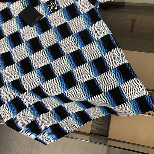 ルイヴィトン カスタムコットン生地クルーネック半袖Tシャツ
