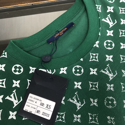 ルイヴィトン  24 ssカウンターと同じラウンドネック半袖Tシャツ