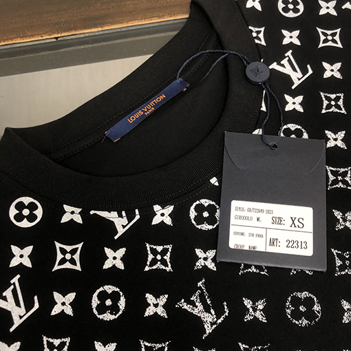 ルイヴィトン  24 ssカウンターと同じラウンドネック半袖Tシャツ