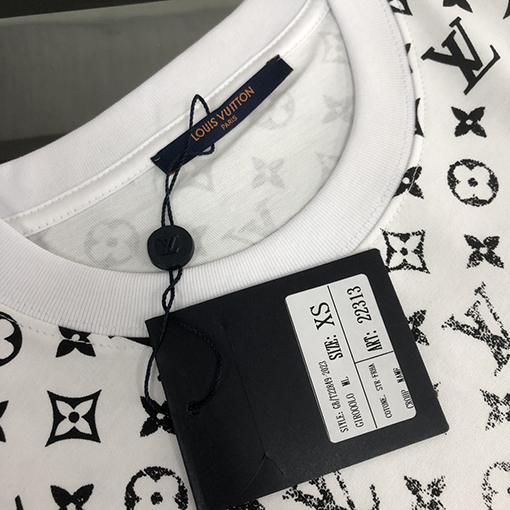 ルイヴィトン  24 ssカウンターと同じラウンドネック半袖Tシャツ