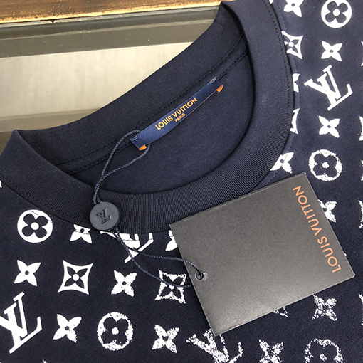 ルイヴィトン  24 ssカウンターと同じラウンドネック半袖Tシャツ