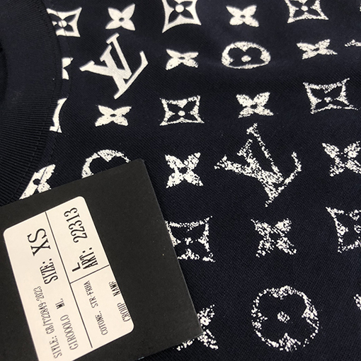 ルイヴィトン  24 ssカウンターと同じラウンドネック半袖Tシャツ