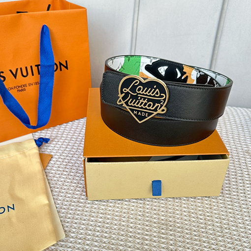 ルイヴィトン カーフスキンハートバックルベルト