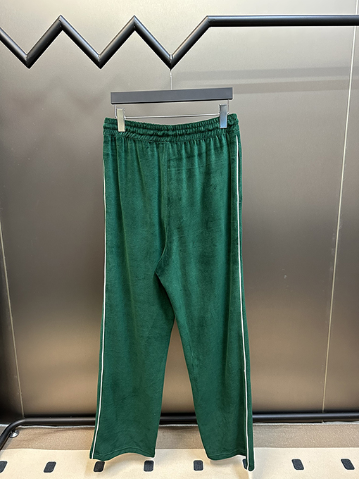 セリーヌ  ベルベットのアルファベットパンツ