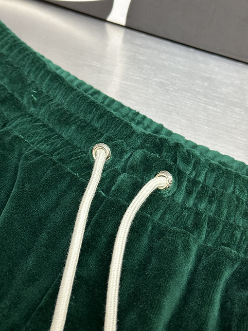 セリーヌ  ベルベットのアルファベットパンツ