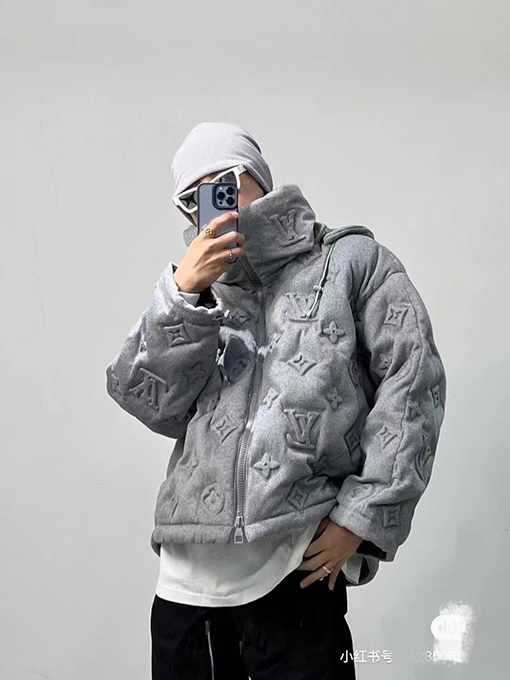 ルイヴィトン LV Minogram Boyhoodエンボスエンボスダウンジャケット