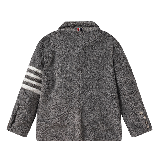 トムブラウンコピー ファーラップ柔らかい暖かいルーズフィットコート