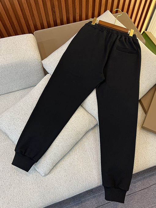 バーバリー 刺繍入りコットンスポーツパンツ