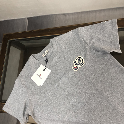 モンクレール ダブルロゴデザインカップル半袖Tシャツ