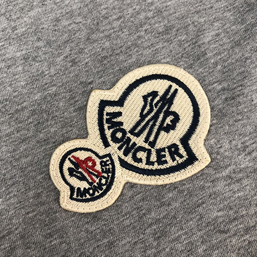 モンクレール ダブルロゴデザインカップル半袖Tシャツ