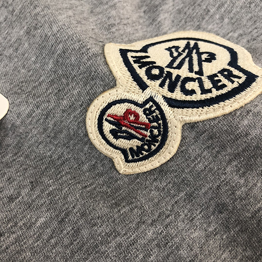 モンクレール ダブルロゴデザインカップル半袖Tシャツ