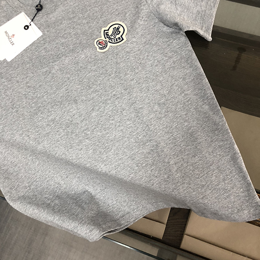 モンクレール ダブルロゴデザインカップル半袖Tシャツ