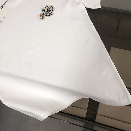 モンクレール ダブルロゴデザインカップル半袖Tシャツ
