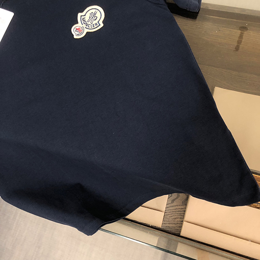 モンクレール ダブルロゴデザインカップル半袖Tシャツ
