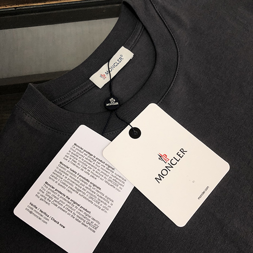 モンクレール ダブルロゴデザインカップル半袖Tシャツ